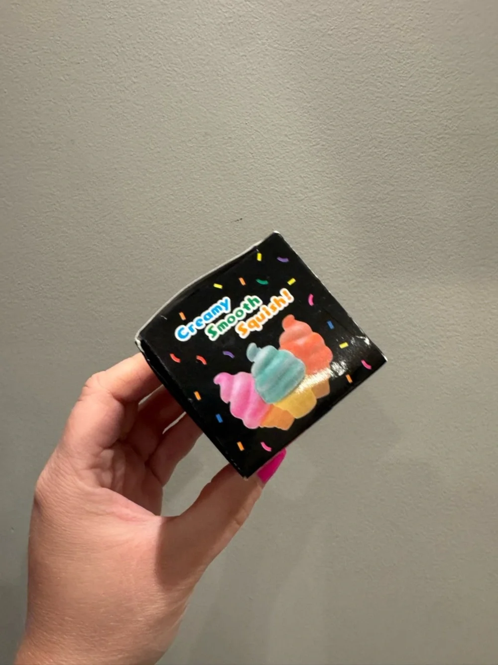 NEW! Needoh Nice Cream Cone Colorful Toy Cone by - Pink Swirl and Yellow